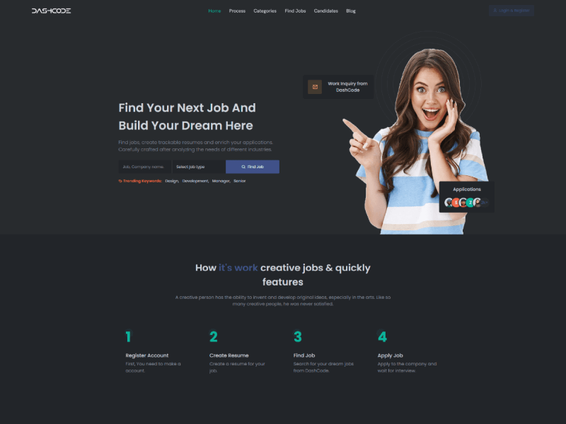 Job Landing Page