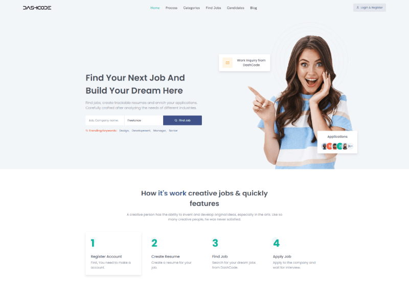 Job Landing Page