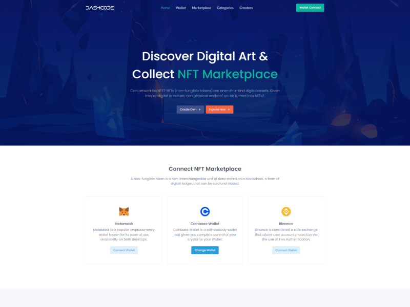 NFT Landing Page